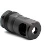 Picture of Spb Muzzle Brake 0.375 Sr25 Threads Square Shoulder Black