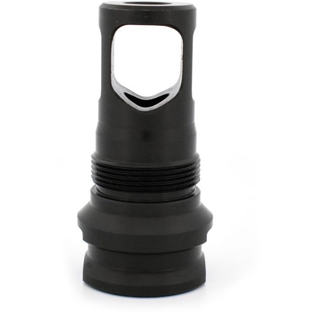 Picture of Prs Muzzle Brake 0.375 3/4-20 Threads Square Shoulder Black