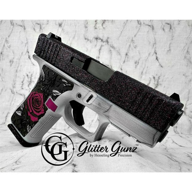 Picture of Glock 43X 9Mm 3.41''Bbl (2)10Rd W/Rail Glitter Tango Rose