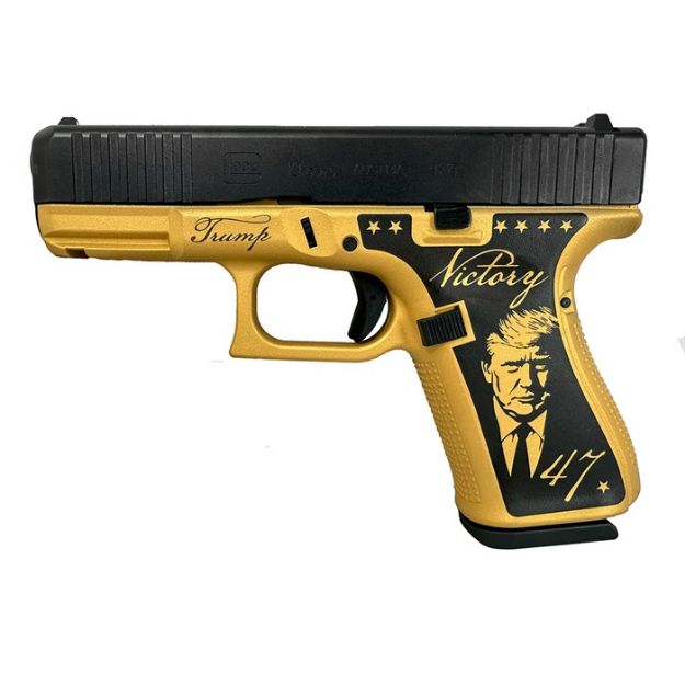 Picture of Glock 19 Gen5 9Mm 4.02'' Bbl (3)15Rd Trump Victory/Golden Age