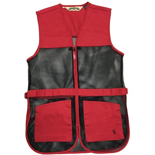 Picture of Full Mesh Dual Pad Shooting Vest Red Xl