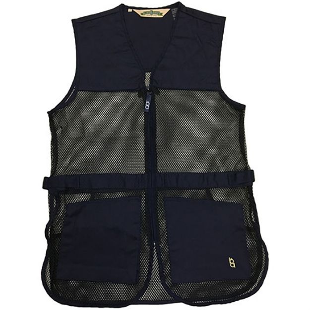Picture of Full Mesh Dual Pad Shooting Vest Navy 2Xl