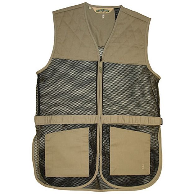 Picture of Full Mesh Dual Pad Shooting Vest Khaki L