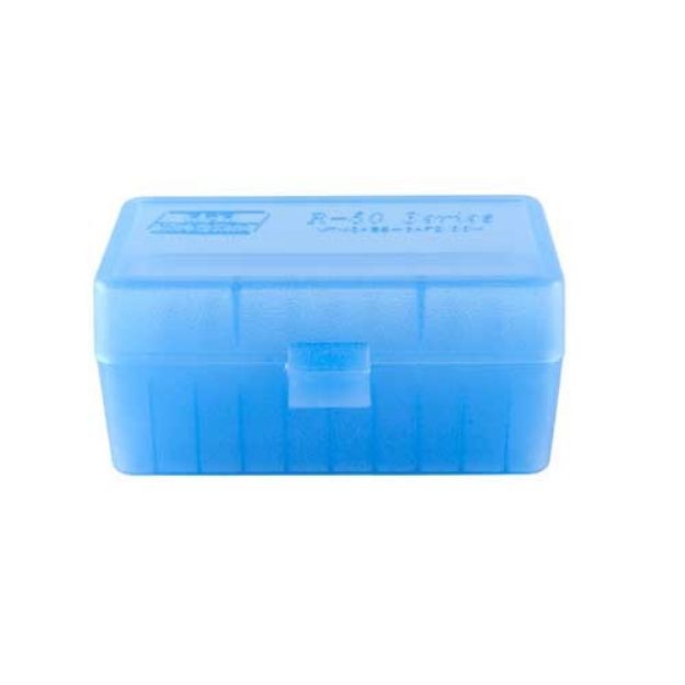 Picture of Flip Top Rifle Ammo Box 22-250 -7Mm 50 Round Blue