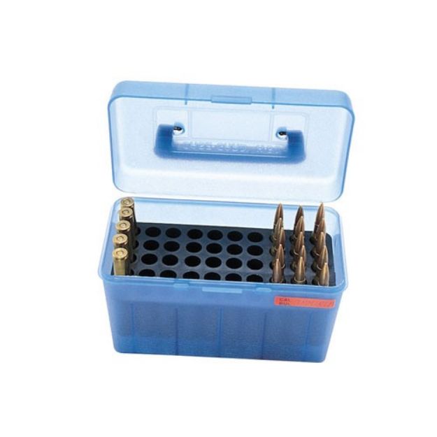Picture of Handle Carry Rifle Ammo Box 17 Rem-300 Aac 50 Rd Blue