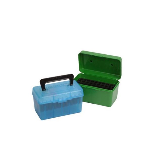 Picture of Handle Carry Rifle Ammo Box 22-250 Rem-308 Win 50 Rd Green