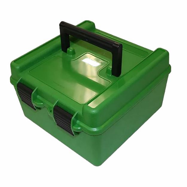 Picture of Handle Carry Rifle Ammo Box 223 Wssm-7Mm Rem Mag 100Rd Green