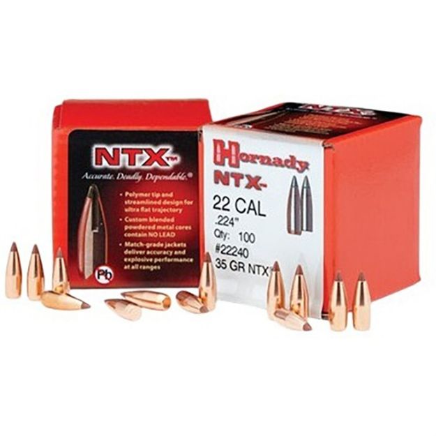 Picture of Ntx 22 Caliber (0.224'') 35Gr Lead Free Polymer Tip 100/Box