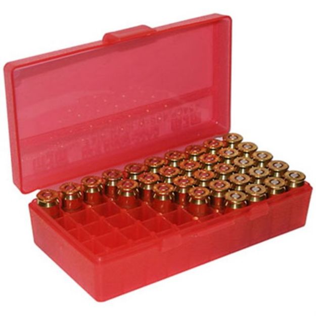 Picture of Flip Top Pistol Ammo Box 41 Lc-45 Long Colt 50 Round Red