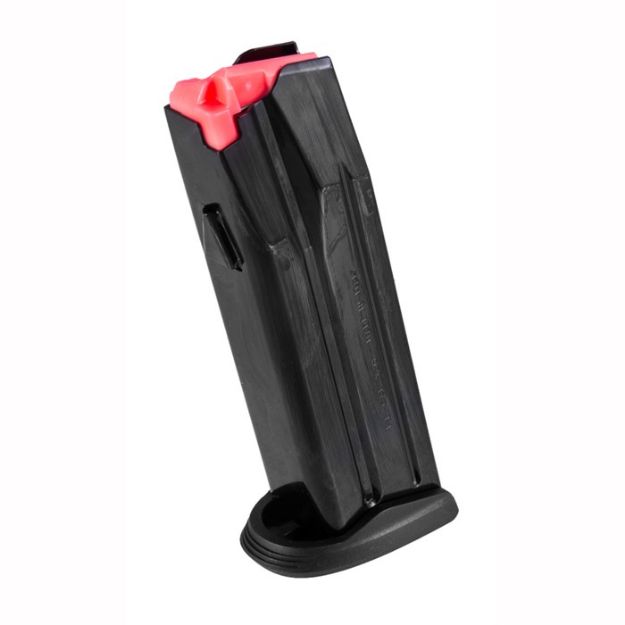 Picture of Apx Magazine 9Mm 17 Rds Steel Black W/ Red Follower