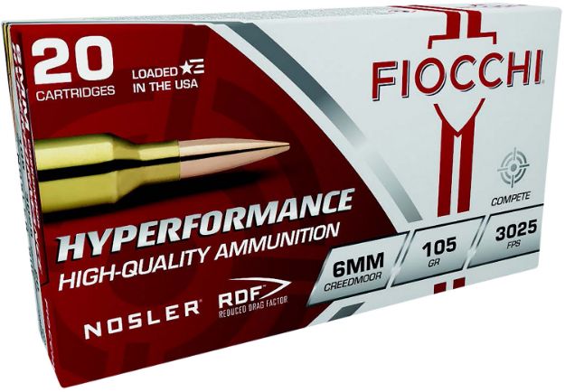 Picture of Hyperformance 6Mm Creedmoor 105Gr Hollow Point Bt 20/Box