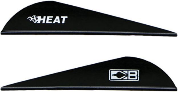 Picture of Bohning Heat Vane 2.5" Solid Black 36Pk!