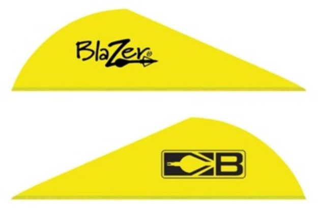 Picture of Bohning Blazer Vanes 2" Solid Neon Yellow 100Pk