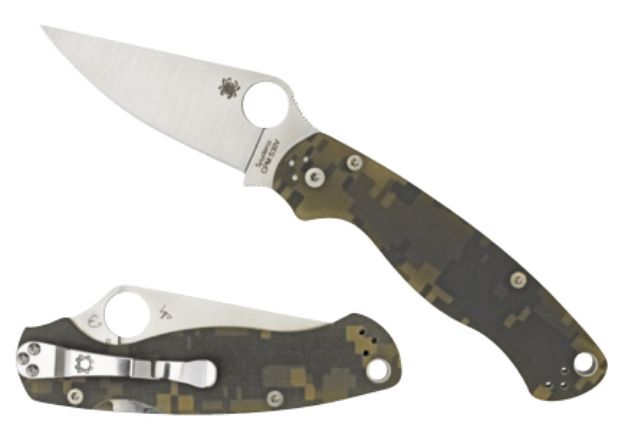 Picture of SPYDERCO PARA MILITARY2 CAMO G10 PLN