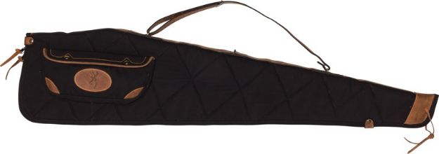 Picture of Browning Lona Canvas Gun Case 48" Scoped Black/Brown Trim