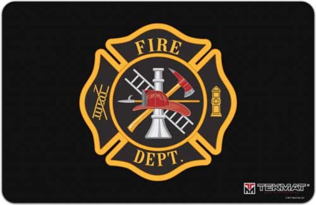 Picture of Tekmat Armorers Bench Mat 11"X17" Firemans Shield