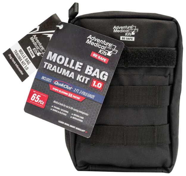 Picture of Arb Molle Bag Trauma Kit 1.0 Black Bag 1 Person/1 Use