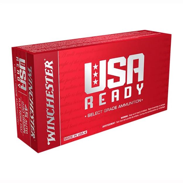 Picture of Winchester Usa Ready 45 Acp 230Gr Fmj-Match 50Rd 10Bx/Cs