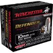 Picture of Winchester Defender 10Mm 180Gr Bonded Jhp 20Rd 10Bx/Cs