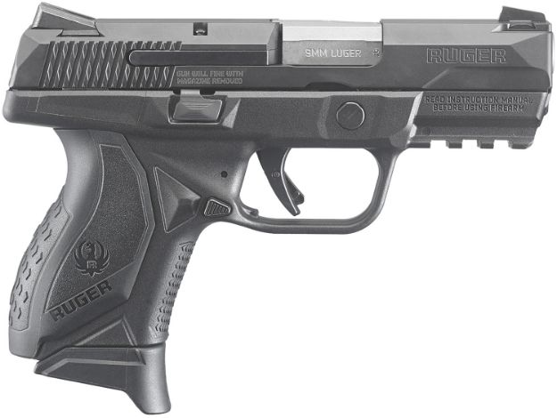 Picture of Ruger American Compact 9Mm Fs 17-Shot Black Matte Syn <