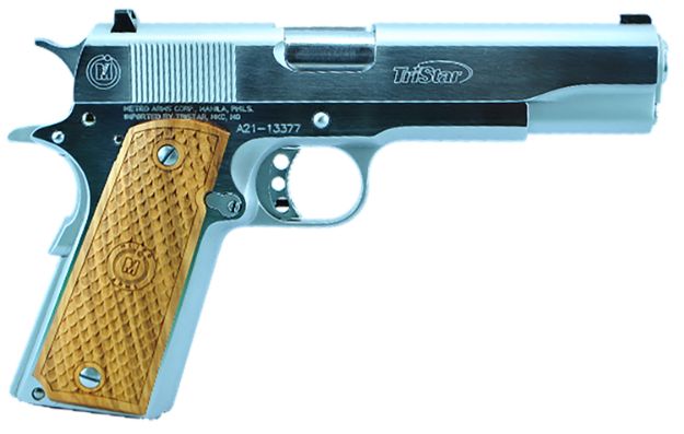 Picture of Tristar American Classic Gov't 1911 38 Super 5" Chrome/Wood<