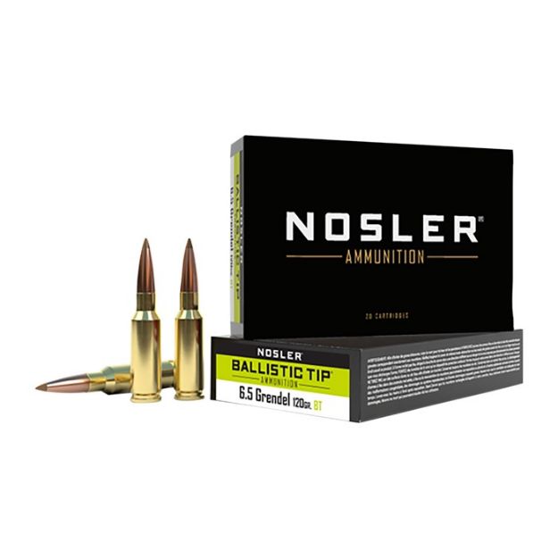 Picture of NOSLER 6.5 GRENDEL 120GR BT 20/200