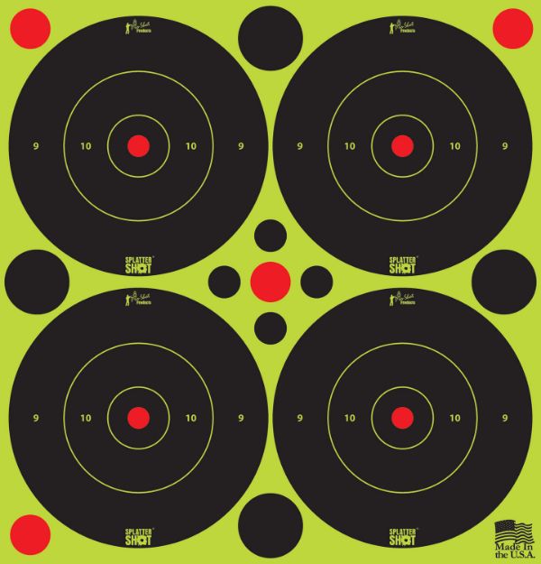 Picture of PRO-SHOT 3" GREEN BULLSEYE 48 PK