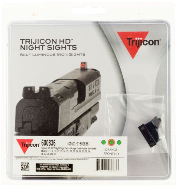 Picture of TRIJICON HD XR NS FOR GLK 9/40 ORG T
