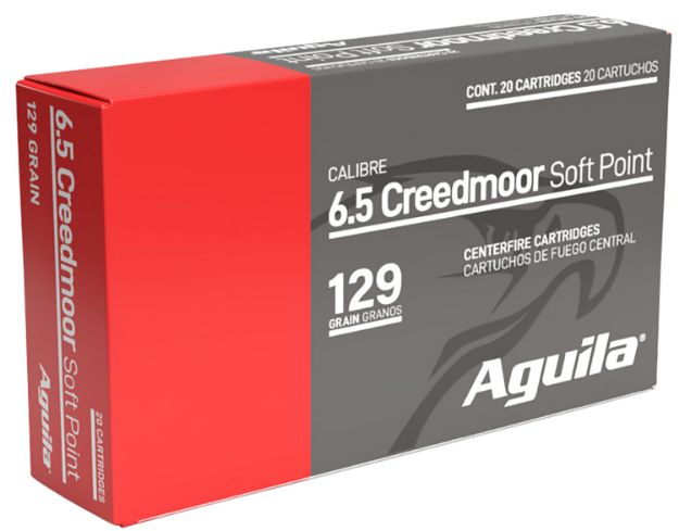 Picture of AGUILA 6.5 CREEDMOOR 129GR SP 20/200
