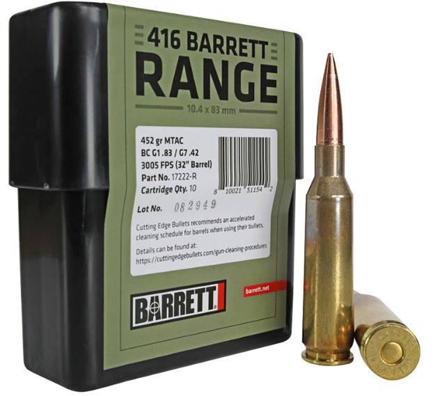 Picture of Ammo 416Bar 452Gr Range 10Rd