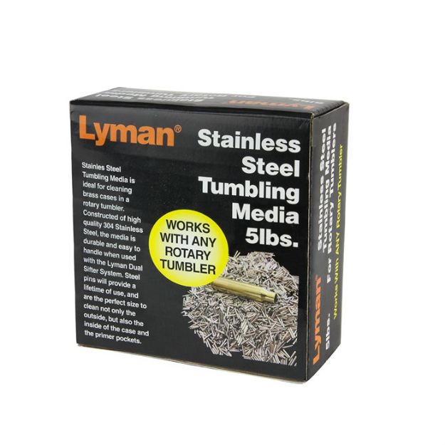 Picture of Lyman Rotary Tumbler Media Stanless Steel Pins 5Lbs. !
