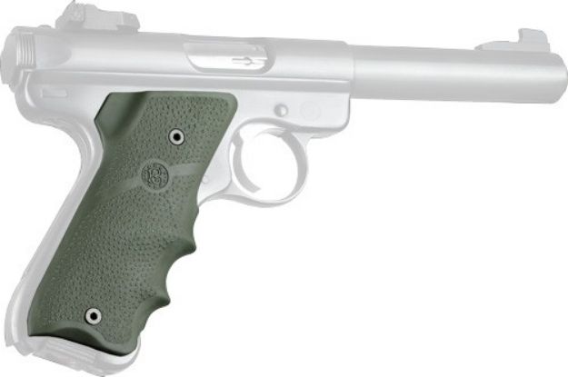 Picture of Hogue Grips Ruger Mkii/Iii W/Finger Grooves Od Green