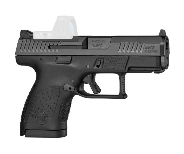 Picture of CZ P-10S 9MM 3.5" OR BLK 12RD