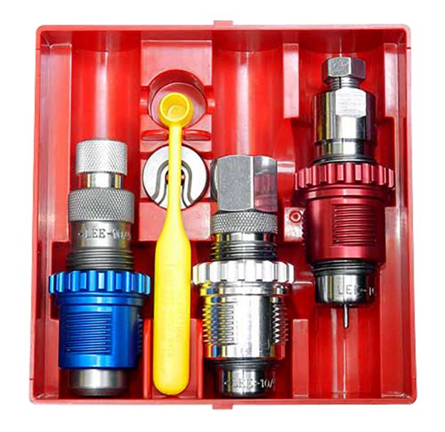 Picture of Lee Carbide 3-Die Set & Breech Lock Bushings 38 Spl & 357 Mag