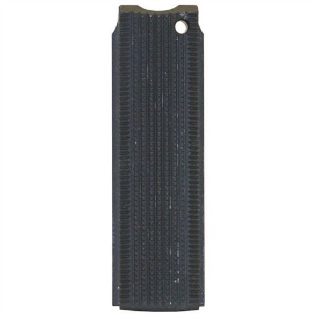 Picture of Wilson Mainspring Housing For 1911 Checkered Glass Bead Blue