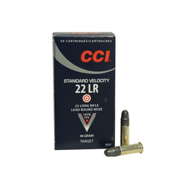 Picture of Cci Standard 22Lr 40Gr Lead-Rn 1070Fps 50Rd 100Bx/Cs