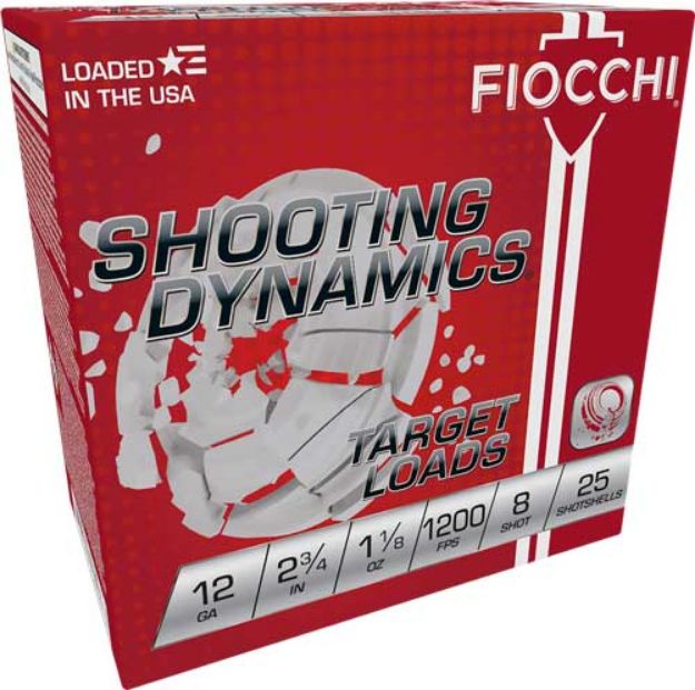 Picture of Fiocchi 12Ga 2.75" 1-1/8Oz #8 1200Fps 250Rd Case Lot