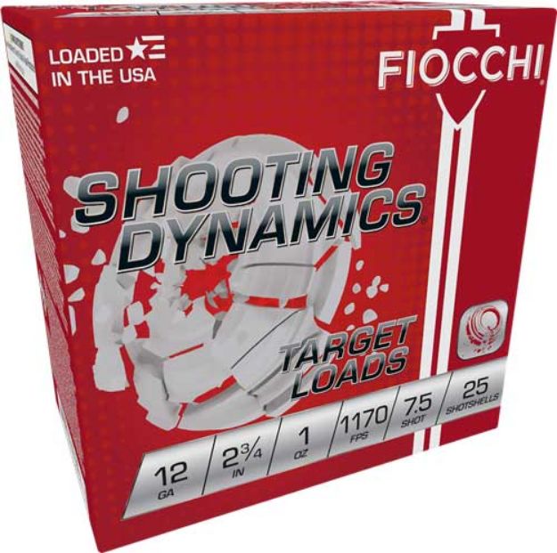 Picture of Fiocchi 12Ga 2.75" 1Oz #7.5 1170Fps 250Rd Case Lot