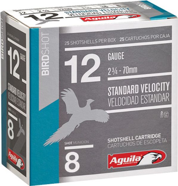 Picture of Aguila Shotshell 12Ga 2.75" 1-1/8Oz #8 250Rd Case Lot