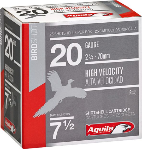 Picture of Aguila Shotshell 20Ga 2.75" 1Oz #7.5 250Rd Case Lot