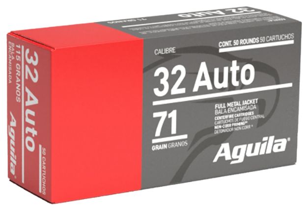 Picture of Aguila 32 Acp 71Gr Fmj-Rn 50Rd 20Bx/Cs