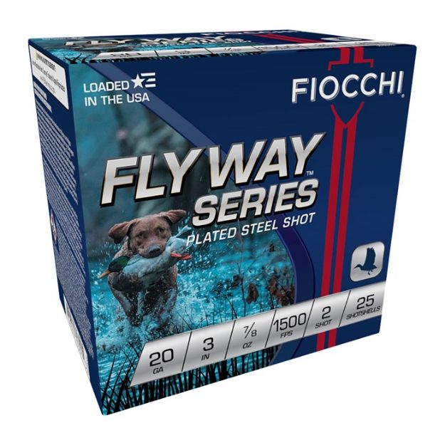 Picture of Fiocchi Flyway 20Ga 3" 7/8Oz #2 1500Fps 25Rd 10Bx/Cs