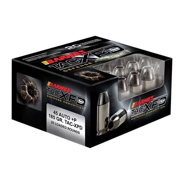 Picture of Barnes Tac-Xpd 45 Acp +P 185Gr Tac Xp 20Rd 10Bx/Cs