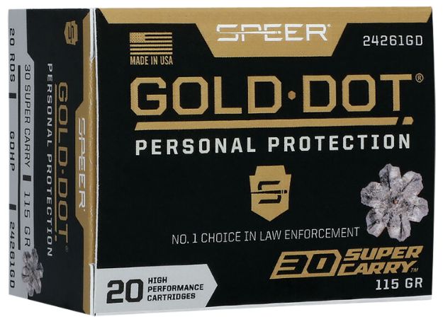 Picture of Speer Gold Dot 30 Super Carry 115Gr Gdhp 20Rd 10Bx/Cs