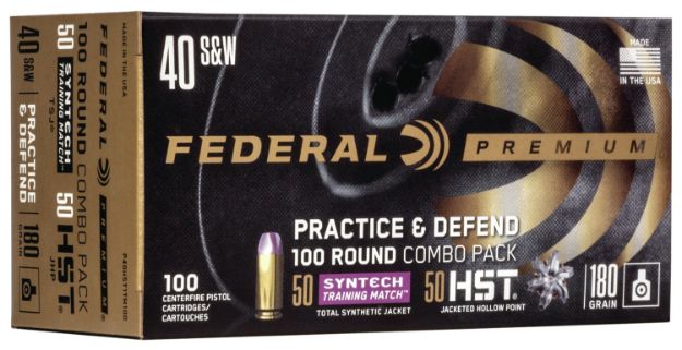 Picture of FED PRCTC & DFND 40S&W HST/SYN 180GR