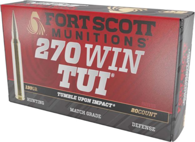 Picture of Fort Scott 270 Win 130Gr Tui Solid Copper 20Rd 10Bx/Cs
