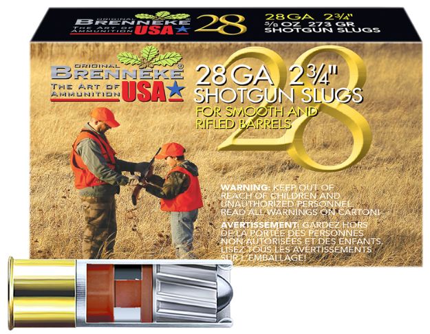 Picture of Brenneke Usa 28Ga 2.75" 5/8Oz Slug 5Rd 50Bx/Cs