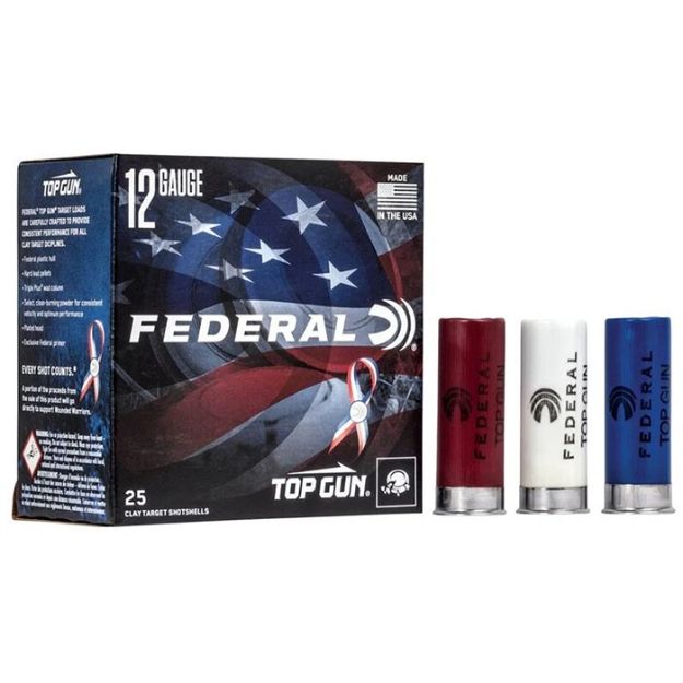 Picture of FED TOP GUN 12GA 2.75" #8 RWB 25/250