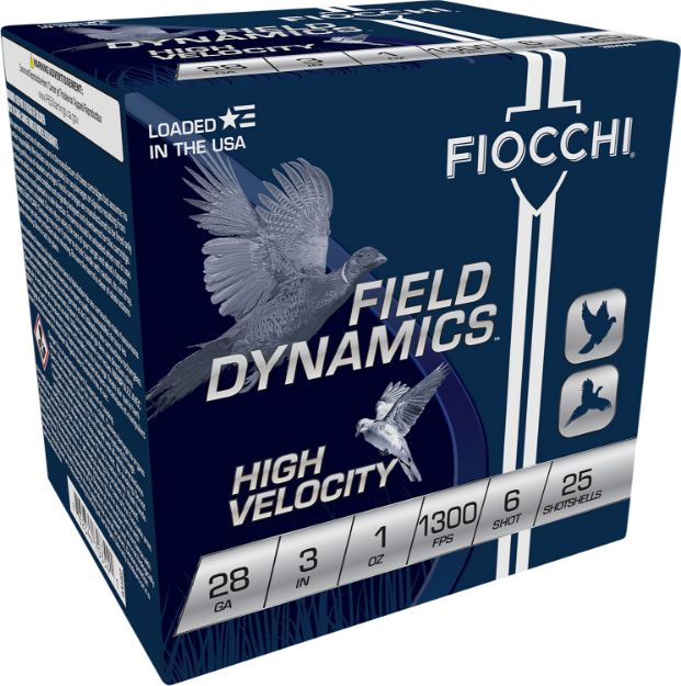 Picture of Fiocchi 28Ga 3" 1Oz #6 1300Fps 25Rd 10Bx/Cs
