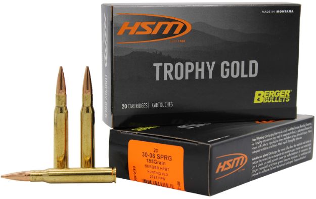 Picture of Hsm Trophy Gold 30-06 185Gr Berger Vld 20Rd 20Bx/Cs  !
